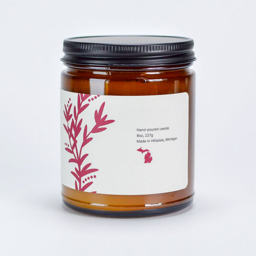Candied Peach Jar Candle