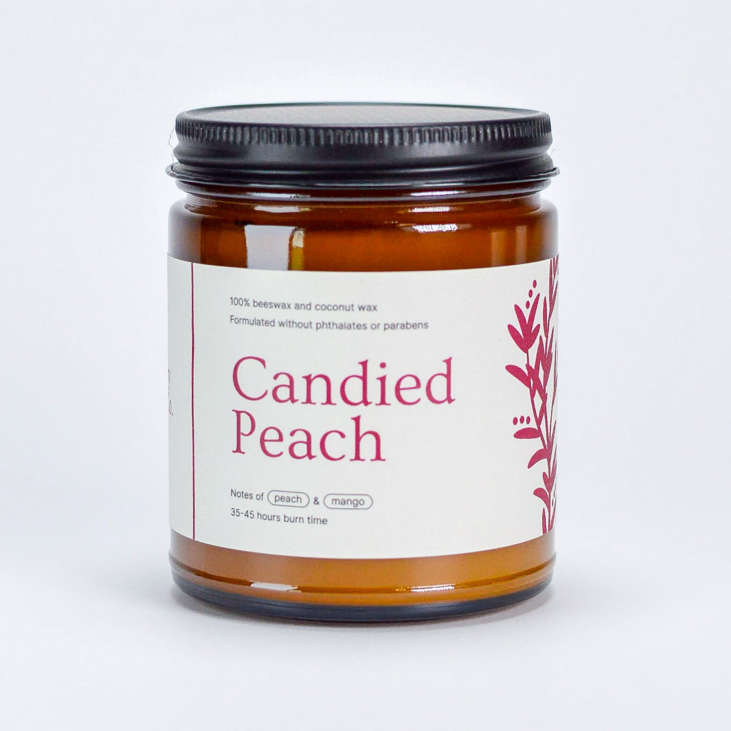 Candied Peach Jar Candle