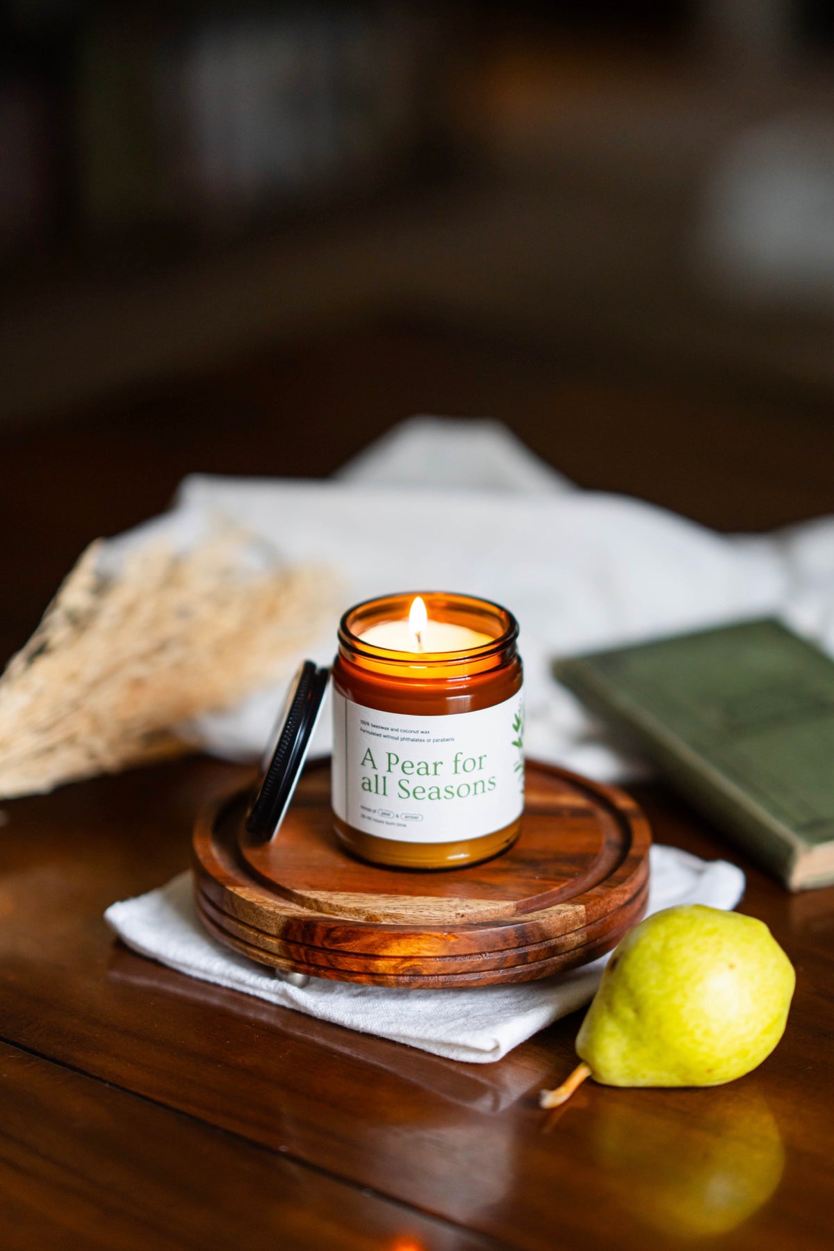 A Pear for All Seasons Jar Candle